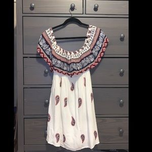 Off the shoulder dress